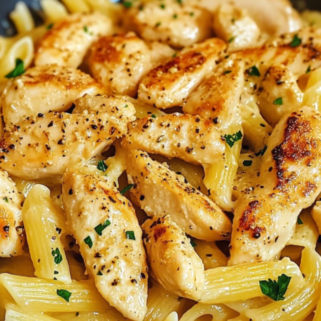 One-Pot Garlic Parmesan Chicken Pasta