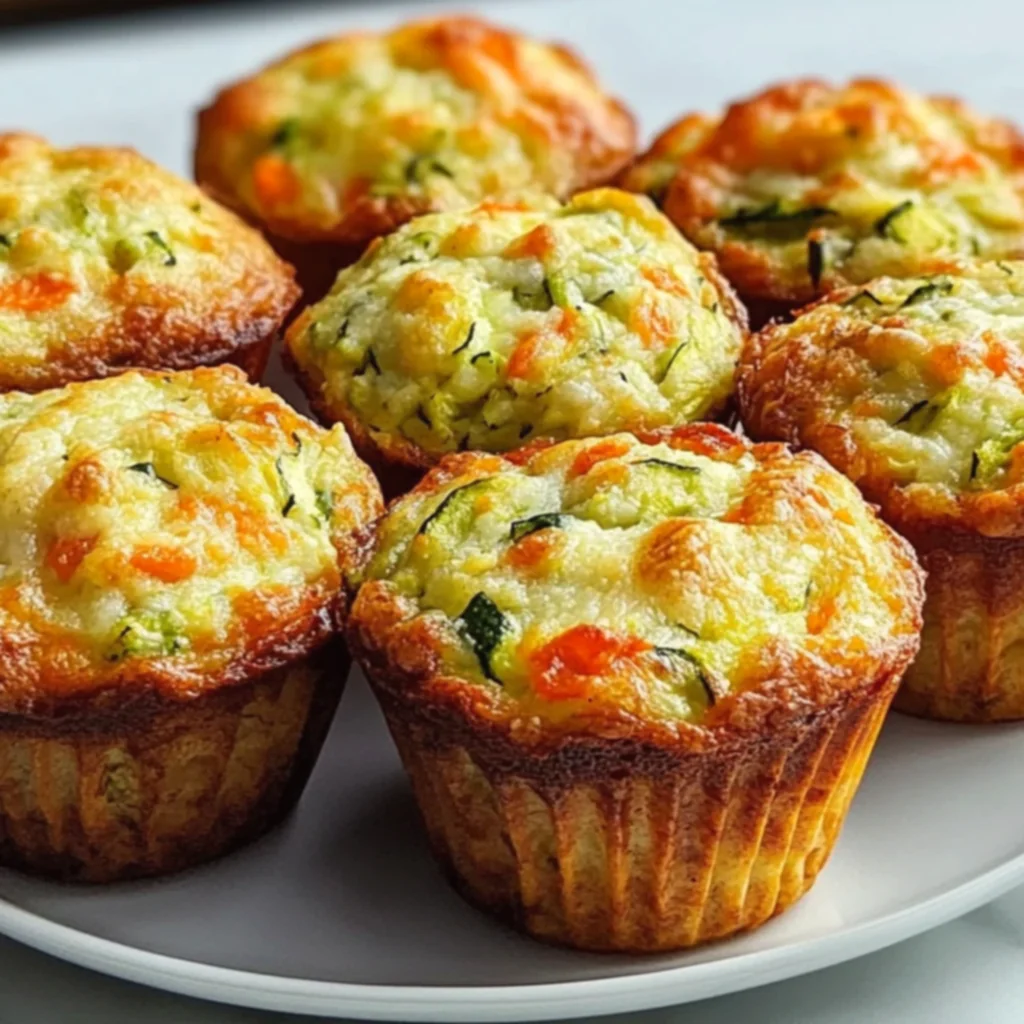 Parmesan Zucchini Muffins