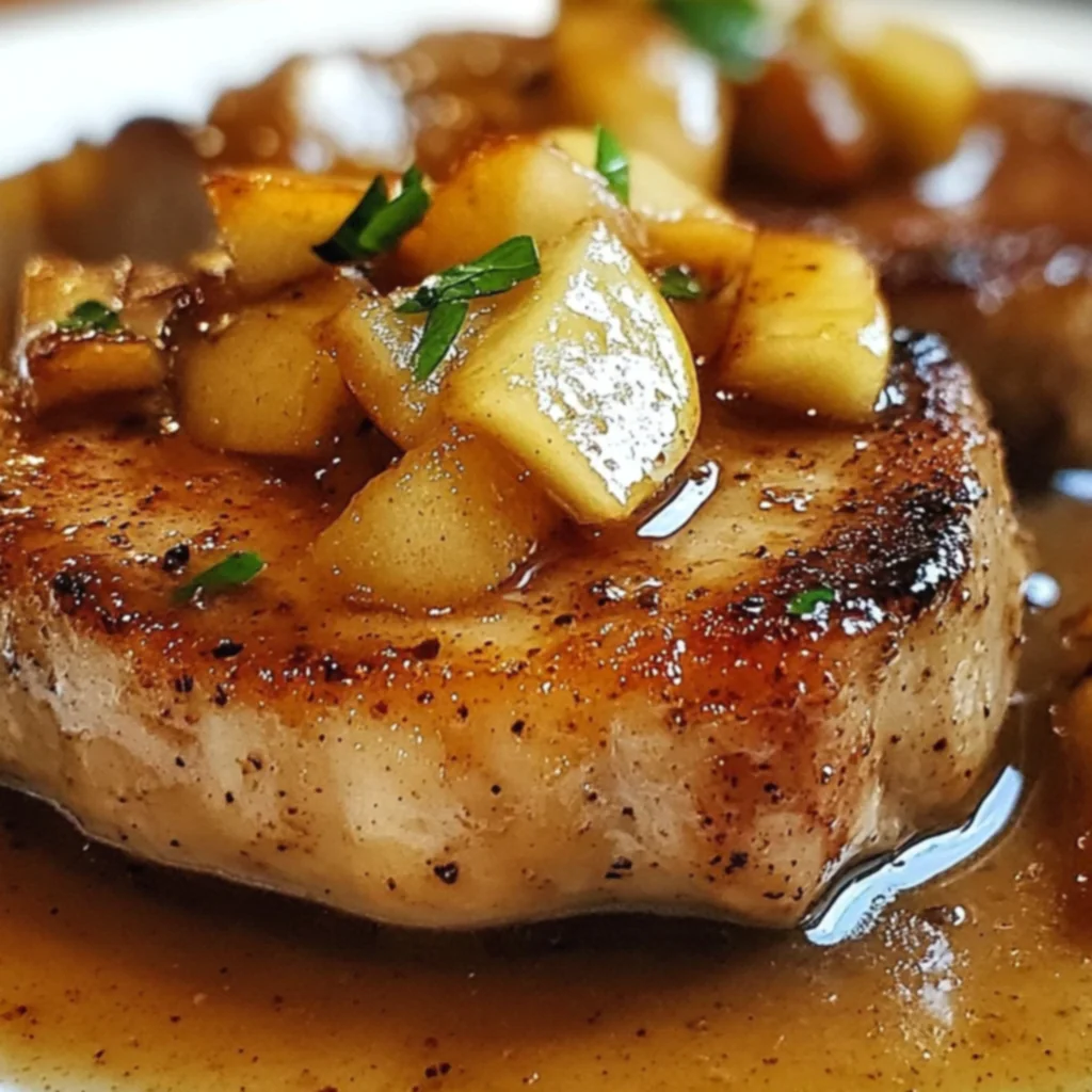 Pork Chops with Apple Sauce