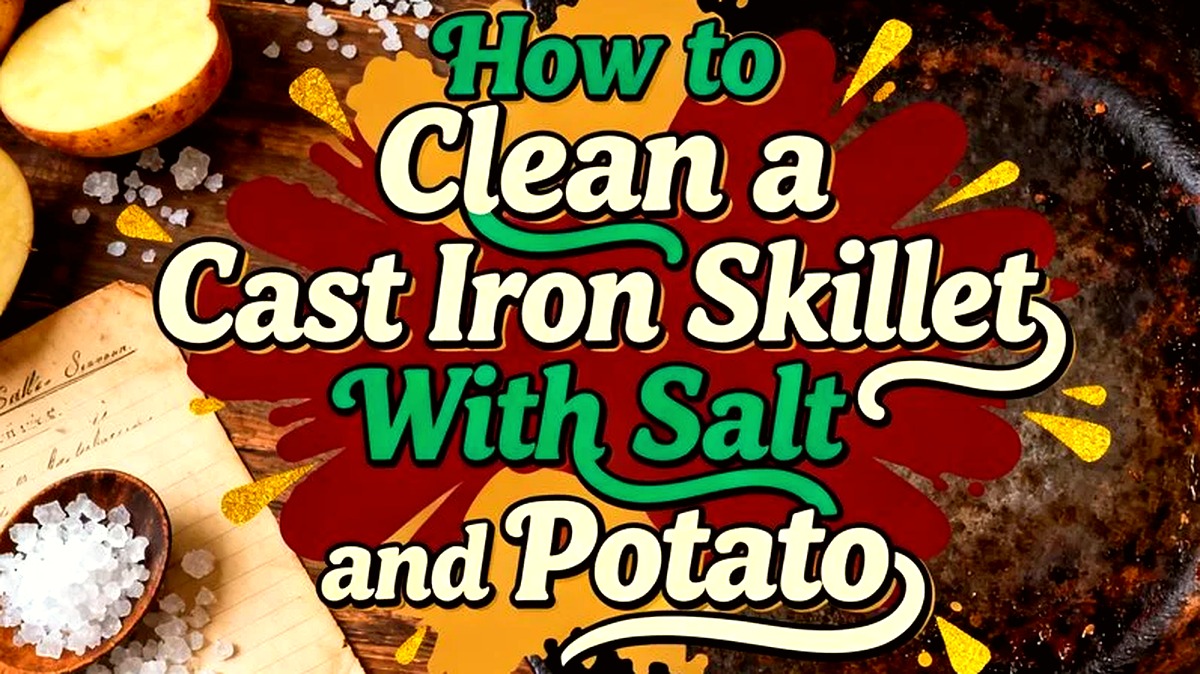 The 5-Minute Coarse Salt & Potato Trick That Restores Any Sticky Cast-Iron Skillet
