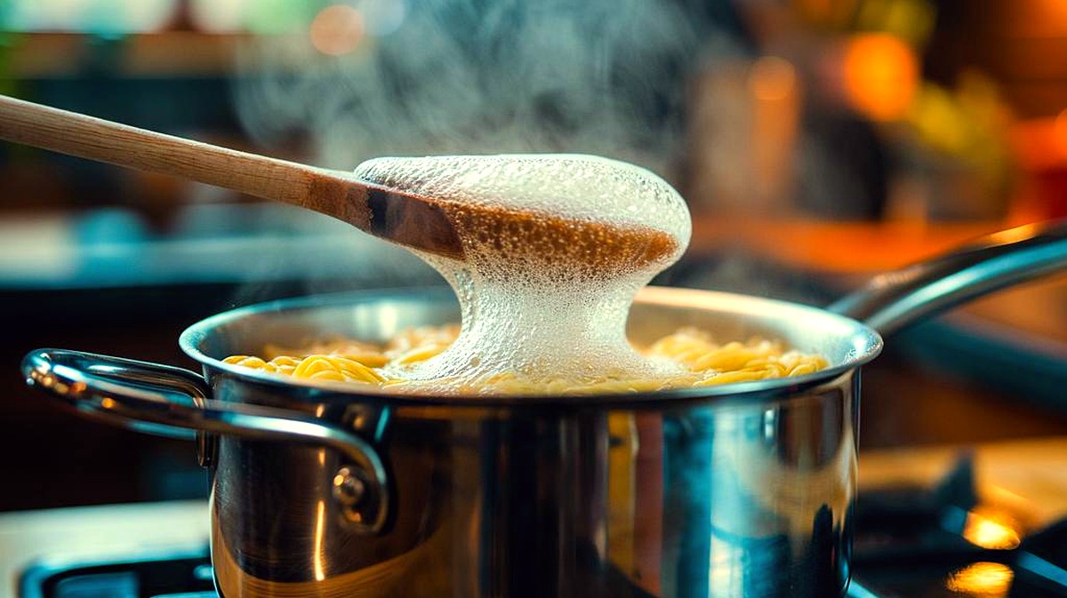 Why Placing a Wooden Spoon Across a Simmering Pot Stops Boil-Overs Instantly