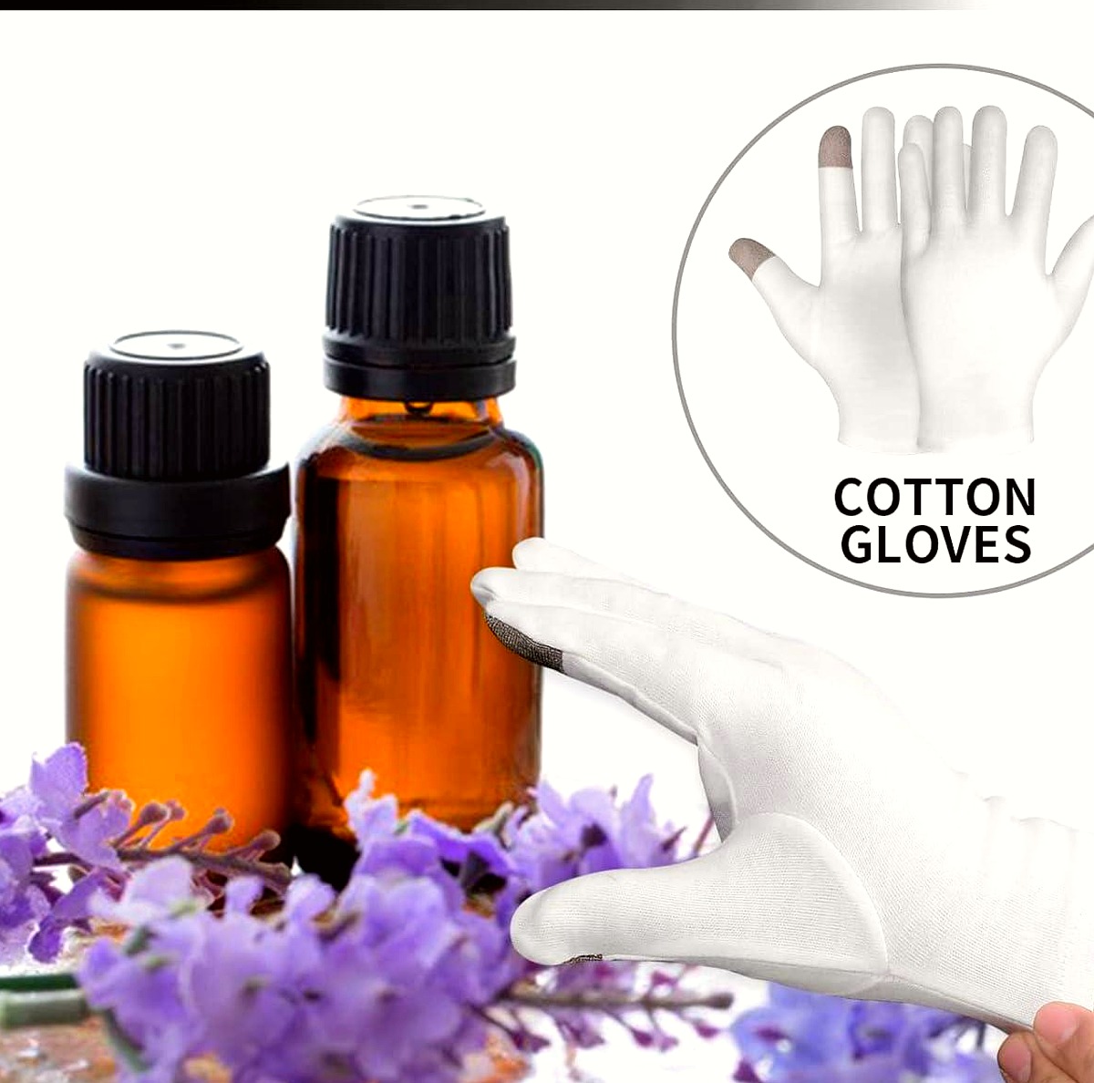 Warm Castor Oil & Cotton Glove Evening Routine for Softening Dry Winter Hands