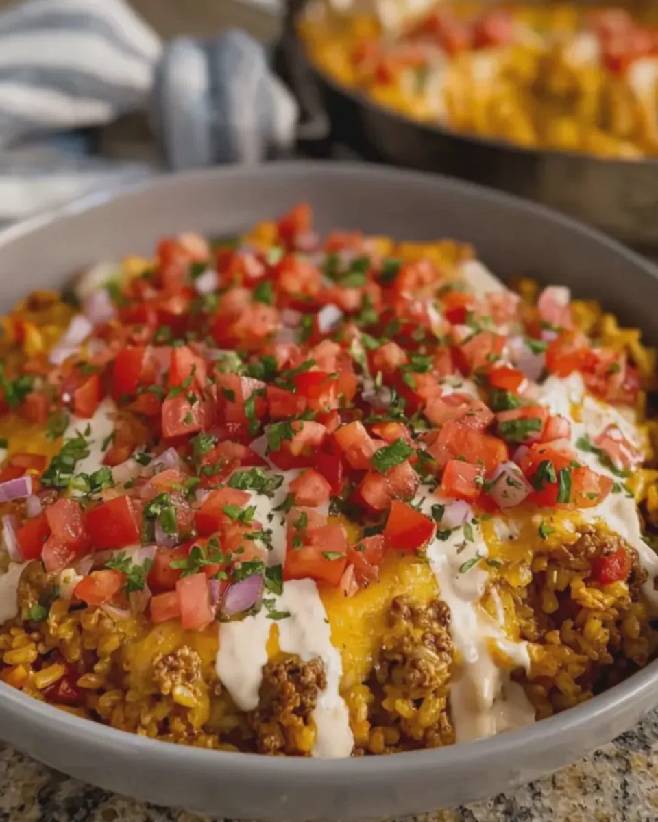 Queso Taco Rice
