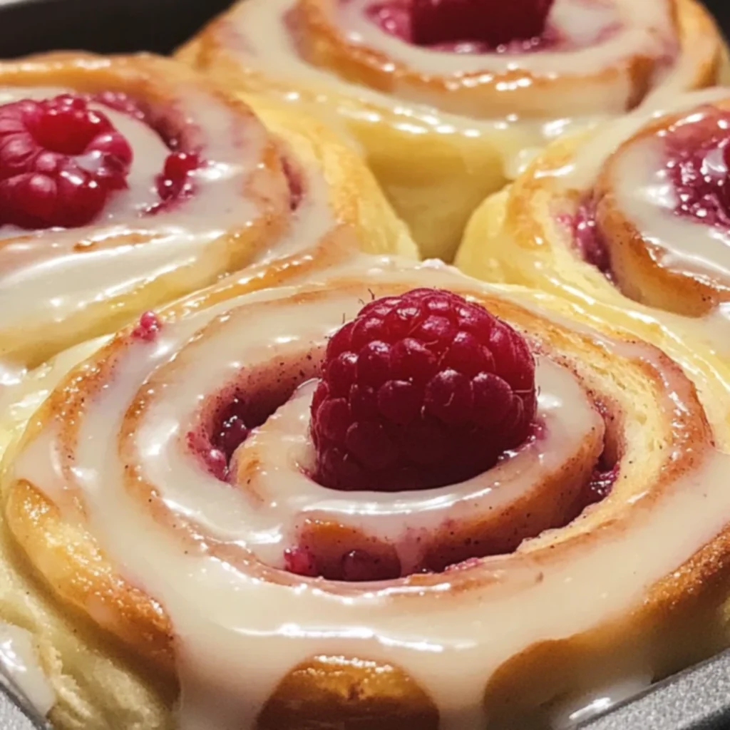 Raspberry Cinnamon Rolls