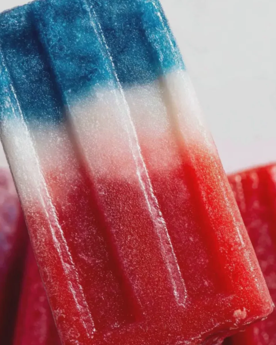 Red White and Blue Popsicles