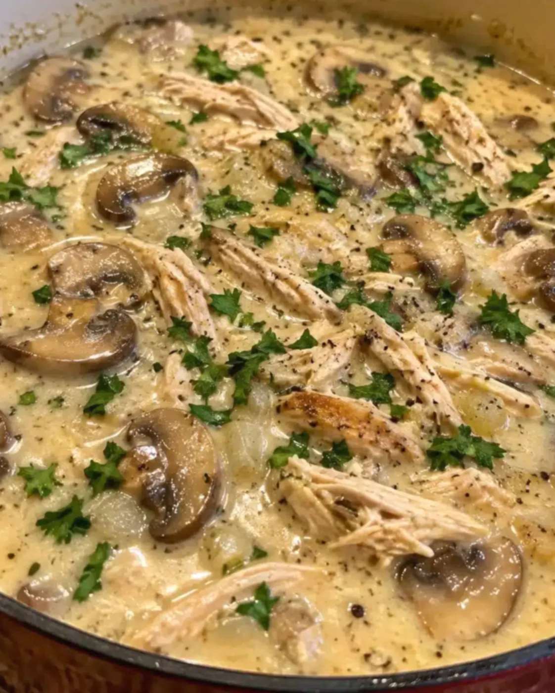 Rotisserie Chicken Mushroom Soup