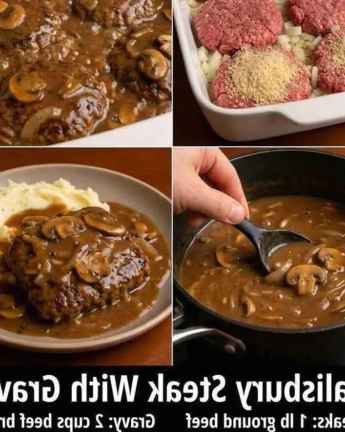 Salisbury Steak with Onion Gravy -Don’t LOSE this Recipe