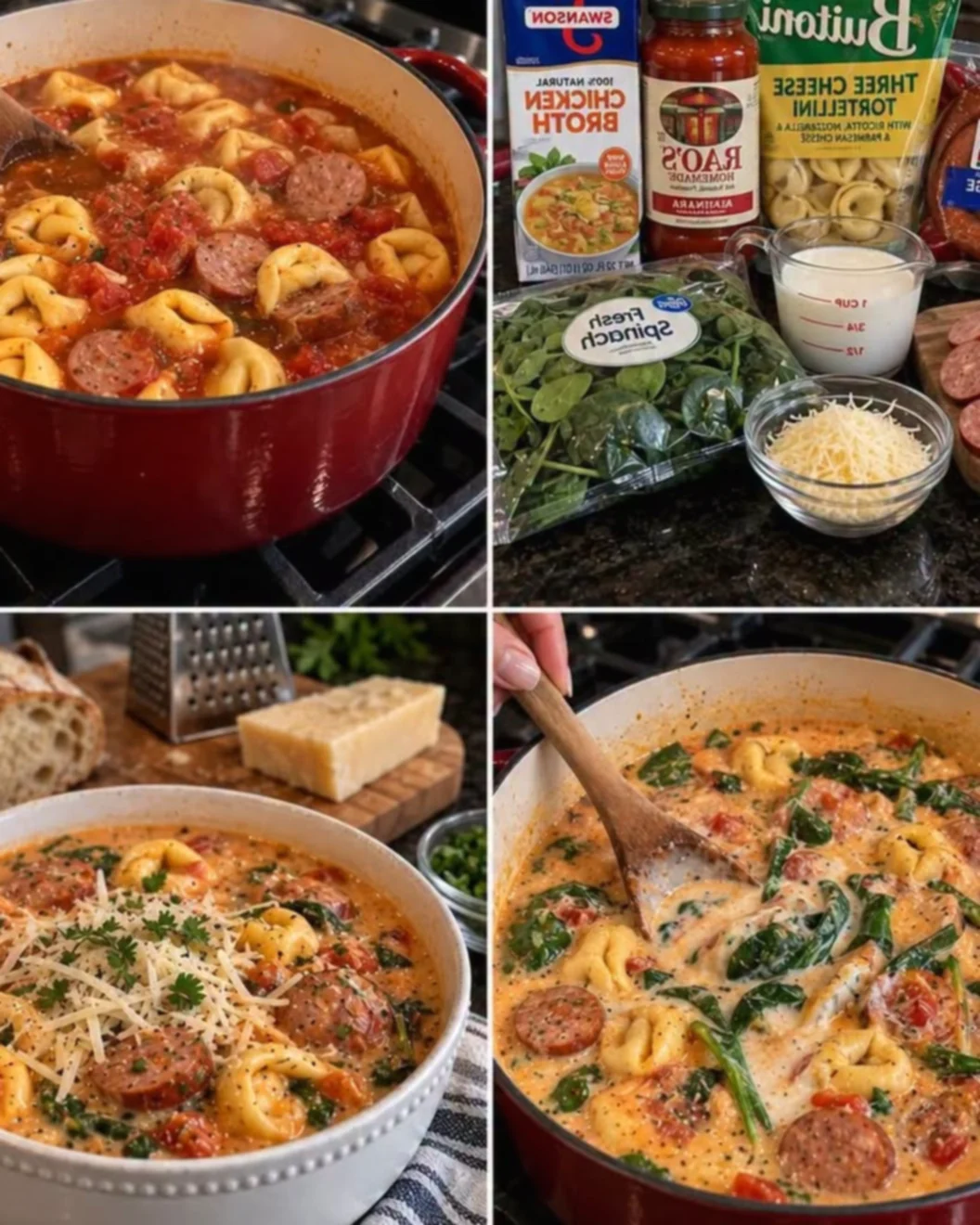 SAUSAGE TORTELLINI SOUP