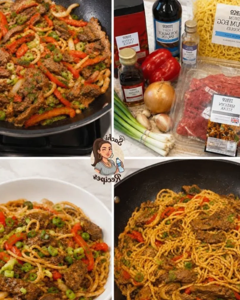 Savory Beef Stir-Fry Noodles