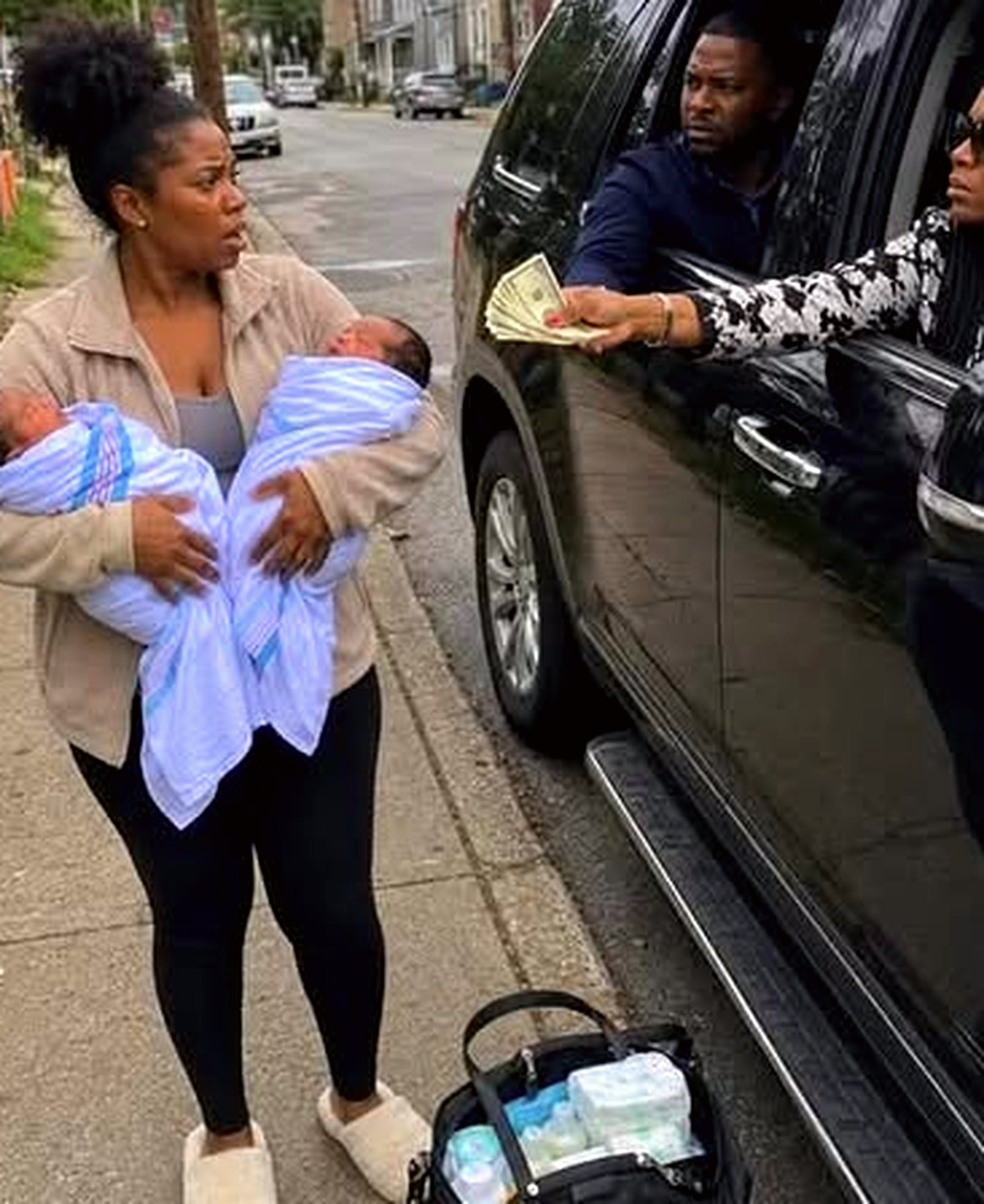 A Millionaire Was Driving Home When He Saw His Ex-Wife Beside a Rainy Highway Holding Twin Babies—Then He Realized Everything He Believed Was a Lie