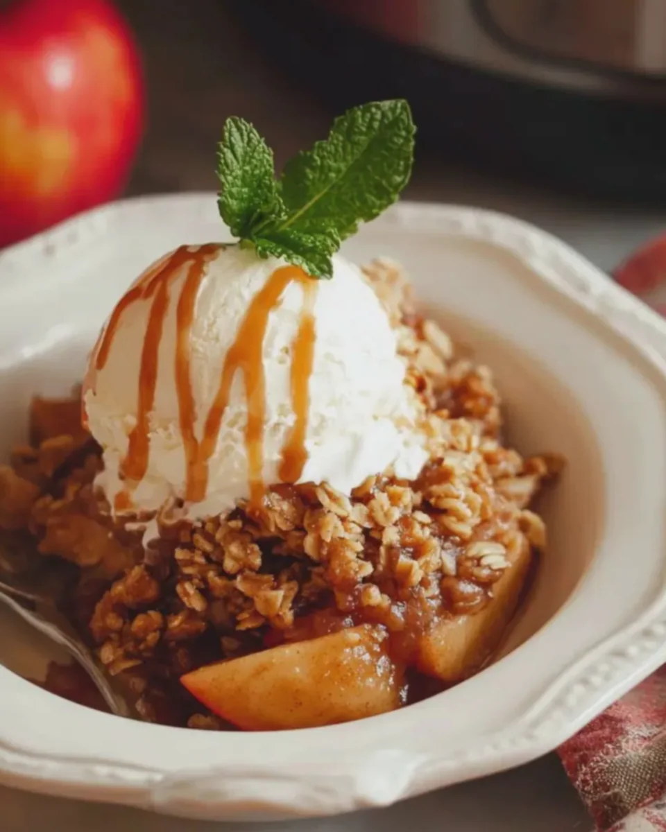 Slow Cooker Apple Crisp