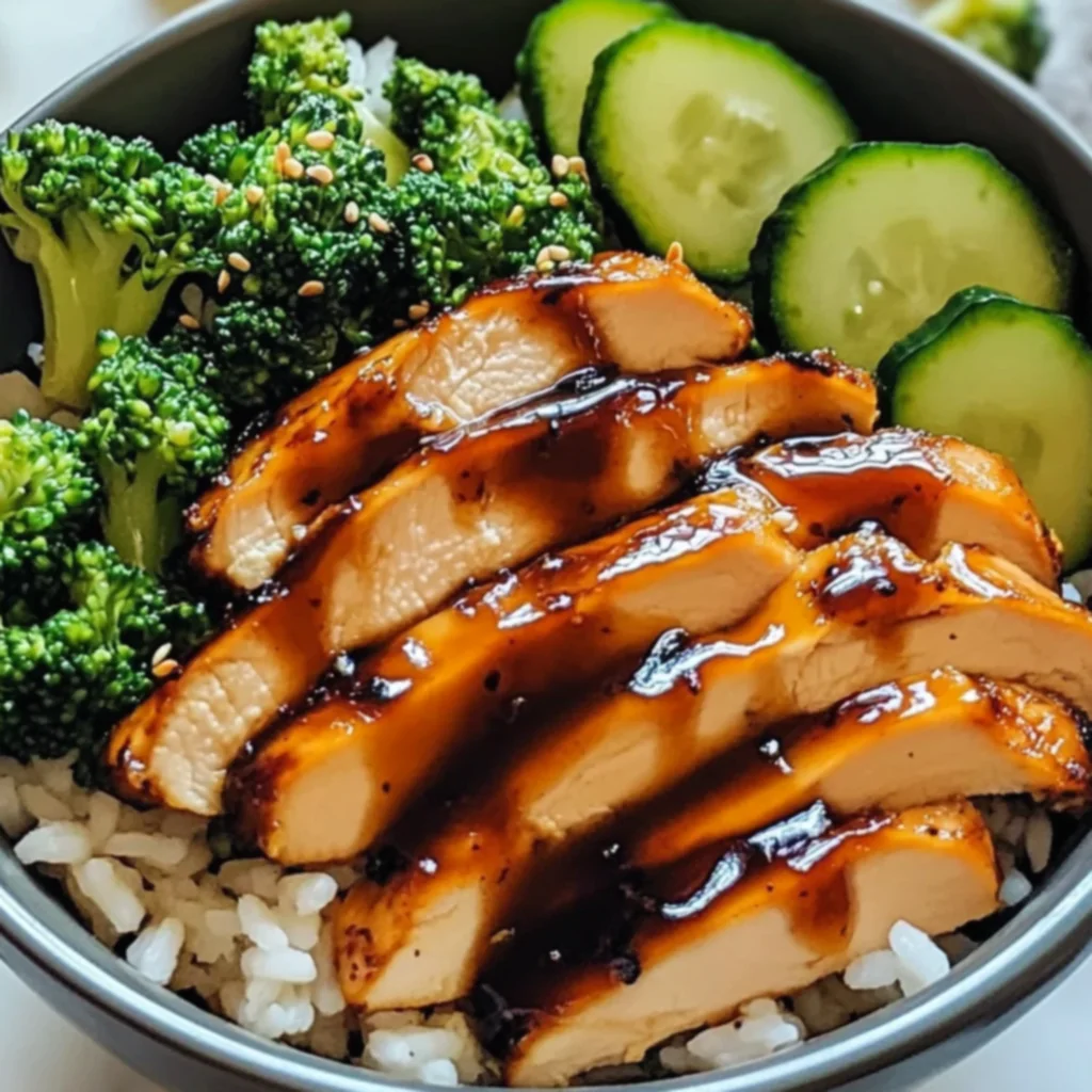 Sticky Chicken Bowls