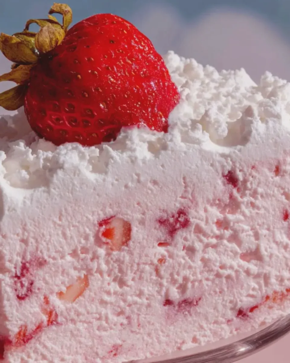 Strawberry Cloud Dessert