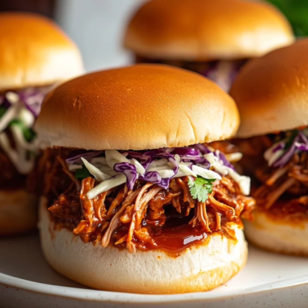 Sweet Bourbon Pulled Pork Slider Bake