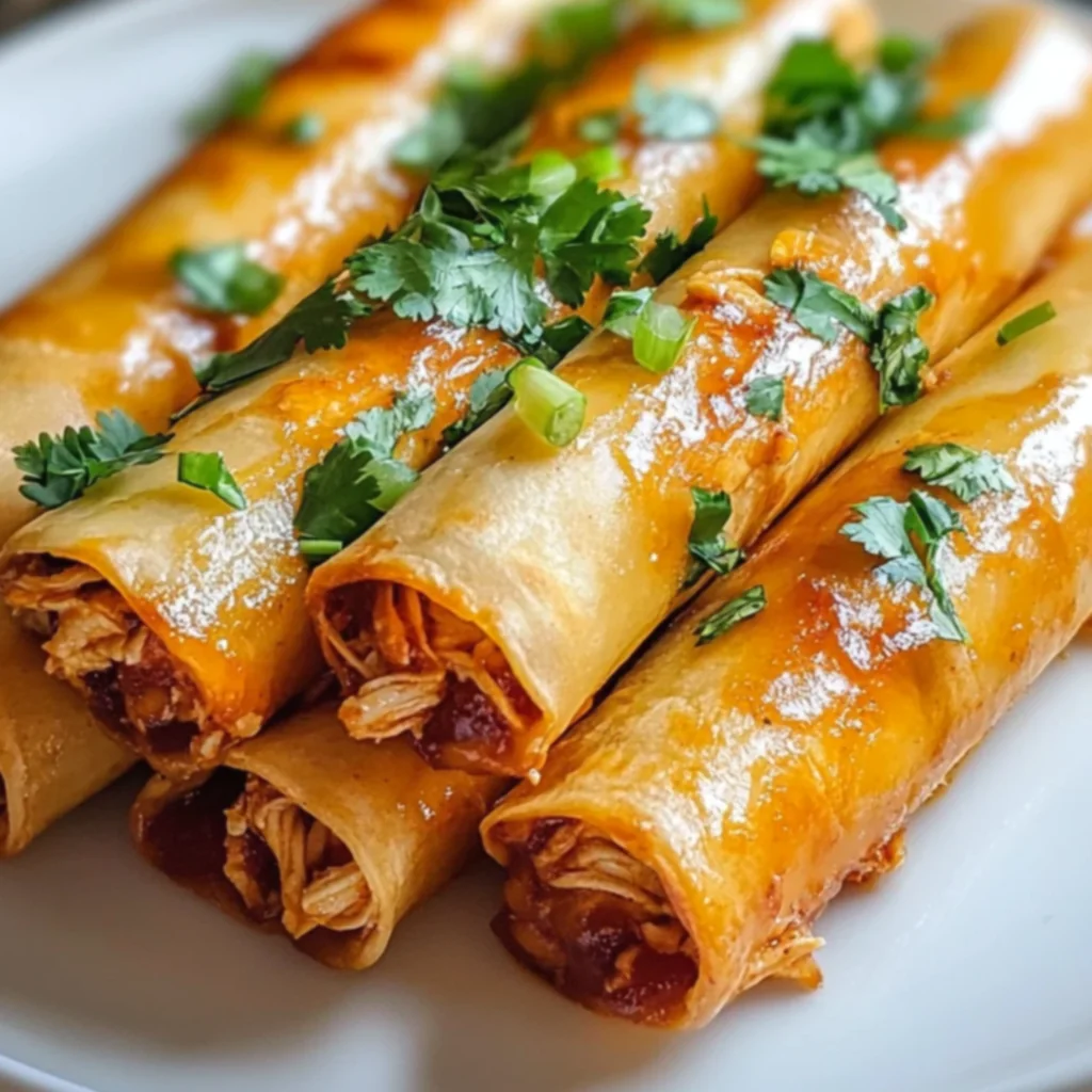 Sweet Chili Chicken Taquitos