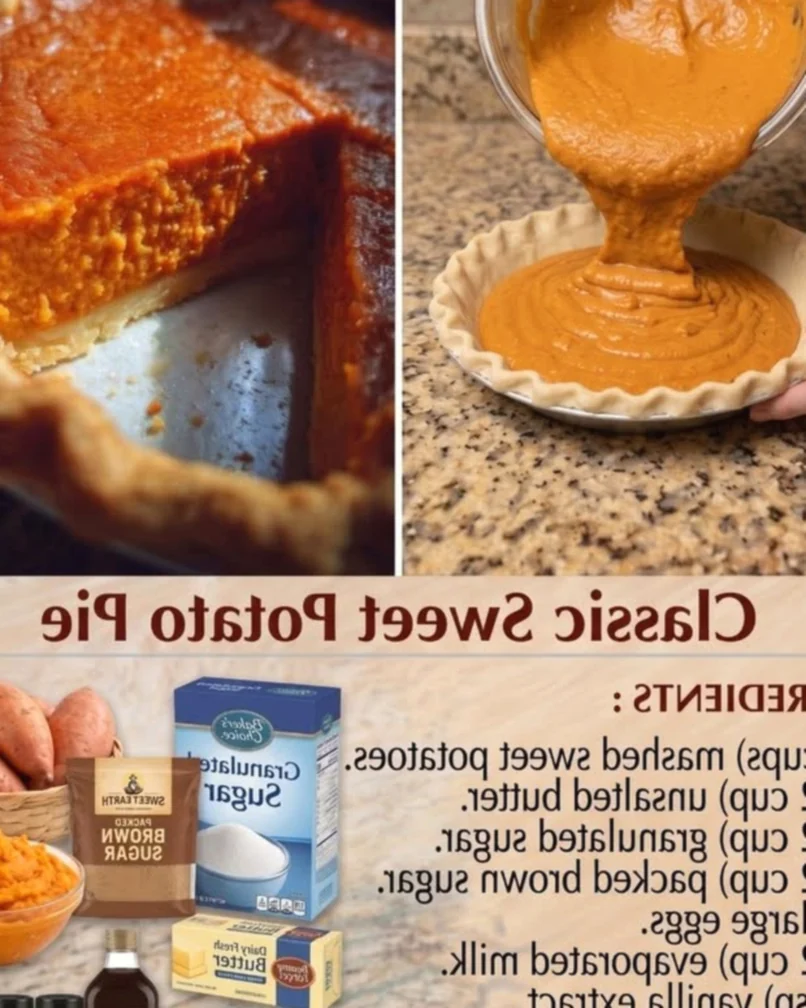 Sweet Potato Pie Don’t LOSE this Recipe!