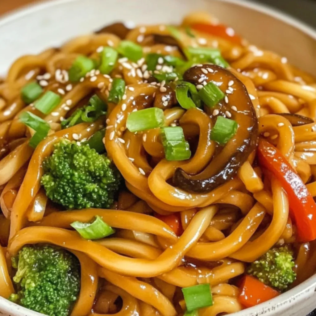 Teriyaki Udon Noodles
