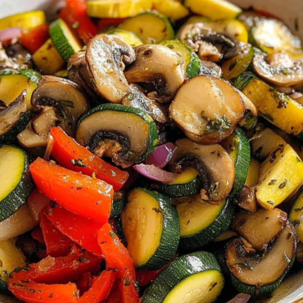 Tuscan Zucchini and Mushroom Medley