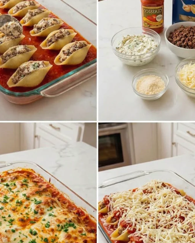 Ultimate Stuffed Pasta Shells with Meat and Cheese