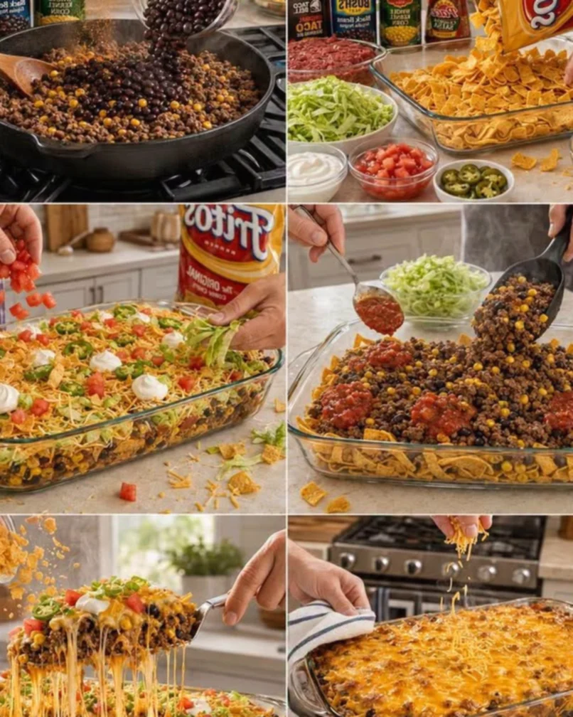 Walking Taco Casserole