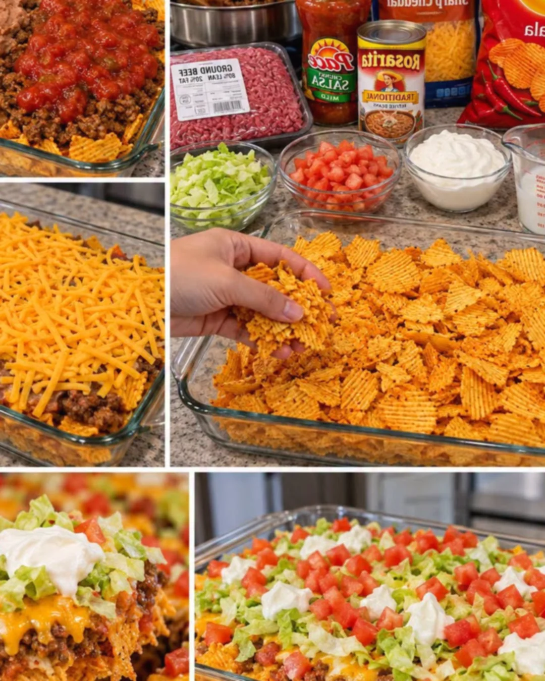 Walking Taco Casserole