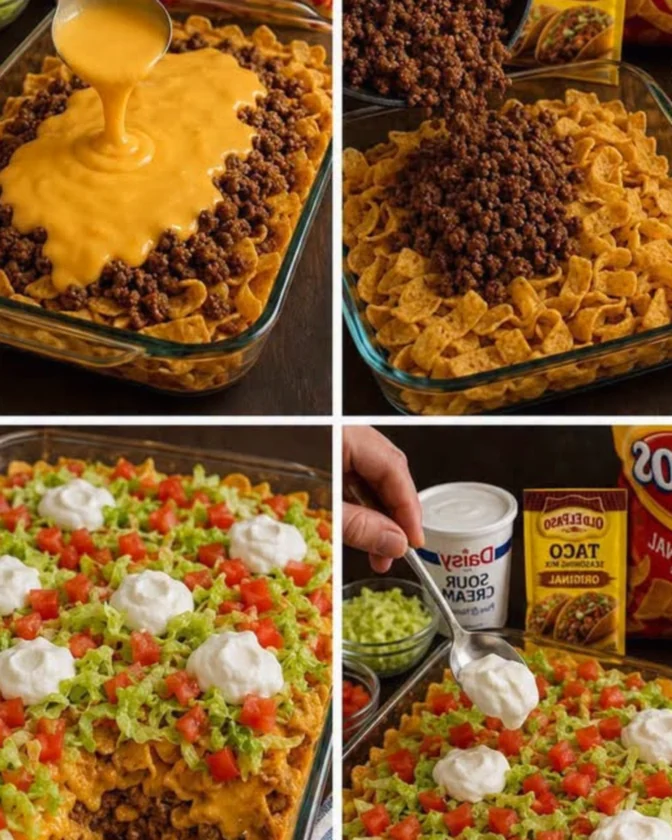 Walking Taco Casserole