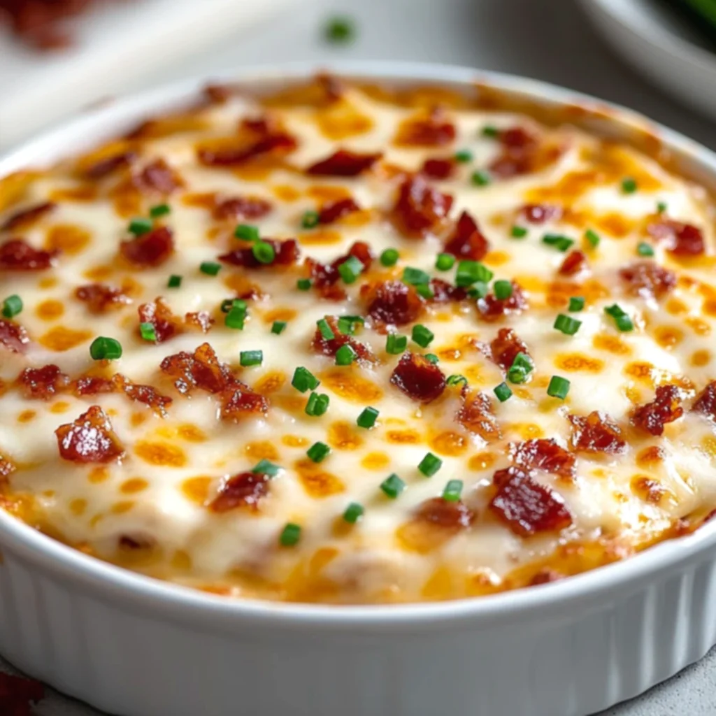 Warm Cheesy Bacon Dip
