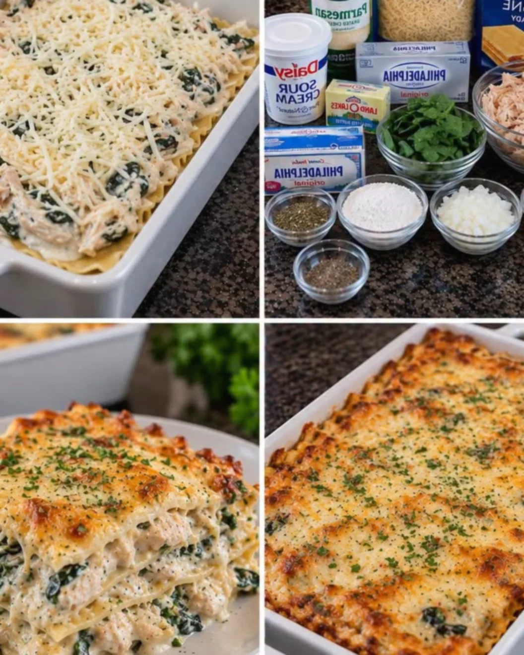 White Chicken Lasagna