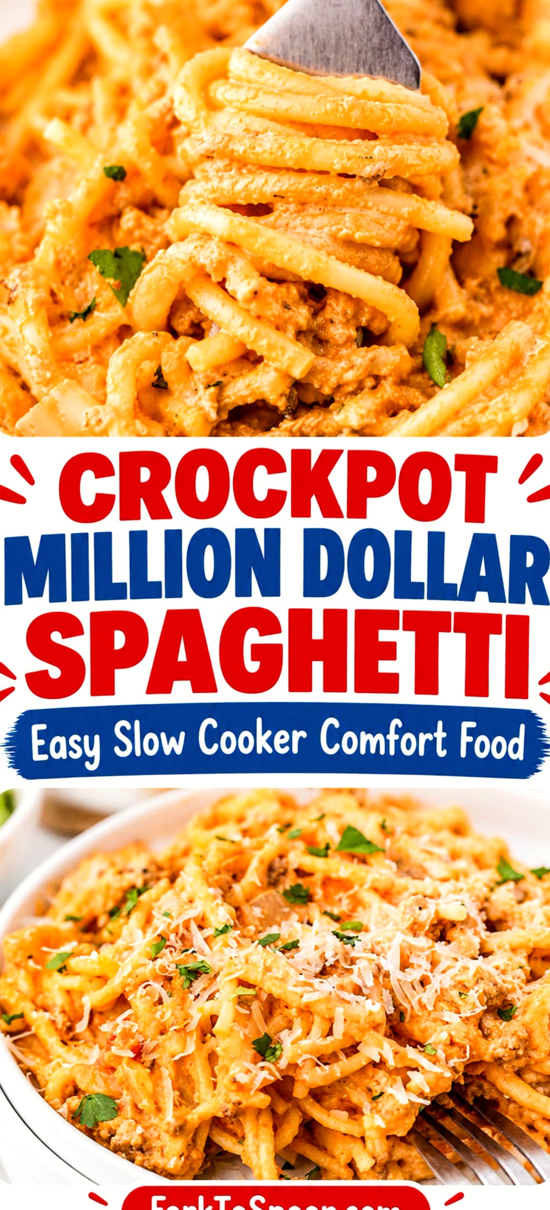 Million Dollar Spaghetti in the Crockpot